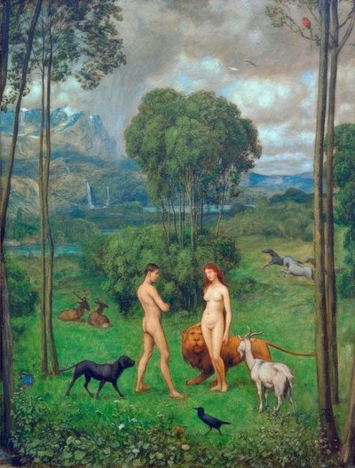 In Paradise by Hans Thoma